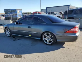 2006 Mercedes-Benz CL 500 with VIN WDBPJ75J76A046982, listed as a Copart auction lot 81496404 with 102,782 mi miles and Salvage Title. Bid and sale history available at carsss.com. Image 2.