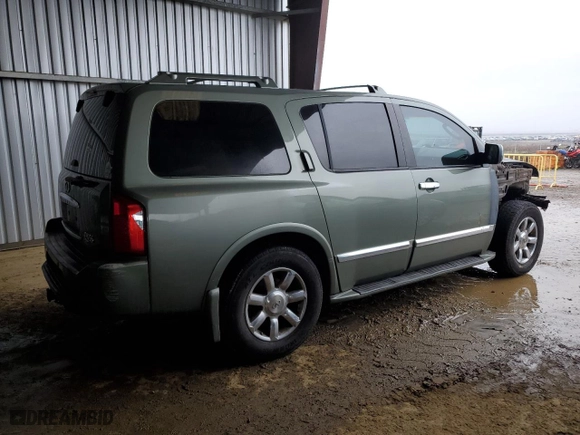 2006 Infiniti QX56 with VIN 5N3AA08C66N803670, listed as a Copart auction lot 43439515 with 204,677 mi miles and Salvage Title. Bid and sale history available at carsss.com. Image 3.