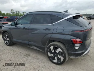 2024 Hyundai Kona Limited with VIN KM8HE3A34RU027329, listed as a Copart auction lot 54631665 with 23,632 mi miles and Salvage Title. Bid and sale history available at carsss.com. Image 2.