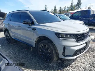 2023 Kia Sorento SX Prestige z VIN 5XYRKDLF2PG200018, wystawiony jako IAAI lot #42014389 z przebiegiem 31 064 mil mil oraz . Historia ofert i sprzedaży dostępna na DreamBid. Obrazek 1.