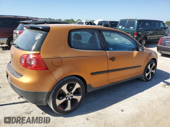 2006 Volkswagen GTI with VIN WVWFV71K56W095973, listed as a Copart auction lot 77615224 with Not provided miles and Clean title. Bid and sale history available at DreamBid. Image 3.