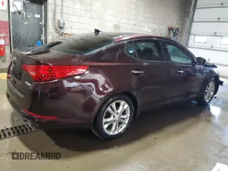 2013 Kia Optima EX with VIN 5XXGN4A7XDG186170, listed as a Copart auction lot 56256065 with 112,866 mi miles and Clean title. Bid and sale history available at DreamBid. Image 3.