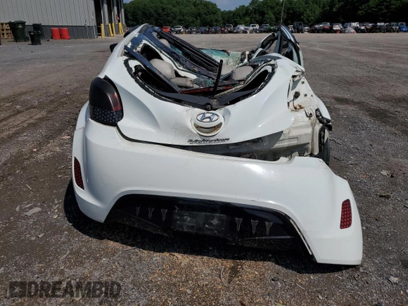 2012 Hyundai Veloster w/Gray Int with VIN KMHTC6AD7CU079622, listed as a Copart auction lot 61910075 with 190,746 mi miles and Salvage title. Bid and sale history available at DreamBid. Image 6.