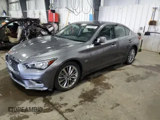 2018 Infiniti Q50 3.0t SPORT with VIN JN1EV7AR9JM444570, listed as a Copart auction lot 51449065 with 32,676 mi miles and Non Repairable. Bid and sale history available at carsss.com. Image 1.