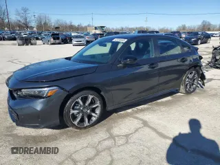 2025 Honda Civic Sedan Hybrid Sport with VIN 2HGFE4F8XSH307465, listed as a Copart auction lot 42636535 with 908 mi miles and Salvage Title. Bid and sale history available at carsss.com. Image 1.