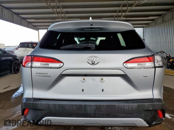 2022 Toyota Corolla Cross LE with VIN 7MUCAAAG5NV032352, listed as a Copart auction lot 59170715 with 53,127 mi miles and Clean title. Bid and sale history available at DreamBid. Image 6.