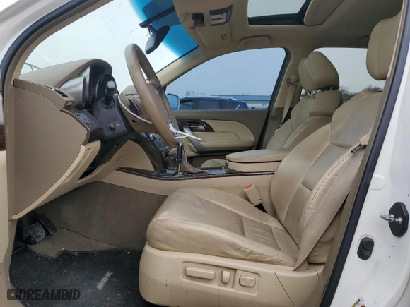 2013 Acura MDX Tech Pkg with VIN 2HNYD2H39DH524356, listed as a Copart auction lot 44052495 with 93,057 mi miles and Salvage Title. Bid and sale history available at carsss.com. Image 7.