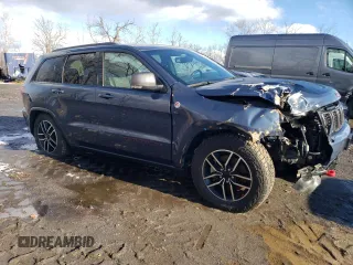 2021 Jeep Grand Cherokee Trailhawk with VIN 1C4RJFLG5MC616104, listed as a Copart auction lot 44146565 with 58,034 mi miles and Salvage Title. Bid and sale history available at carsss.com. Image 4.