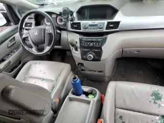 2013 Honda Odyssey EX-L with VIN 5FNRL5H6XDB036239, listed as a Copart auction lot 56377435 with Not provided miles and Salvage title. Bid and sale history available at DreamBid. Image 8.