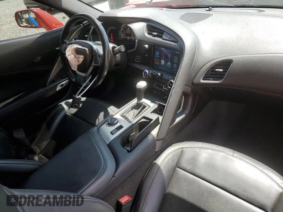 2014 Chevrolet Corvette 1LT with VIN 1G1YB2D71E5134308, listed as a Copart auction lot 59693705 with 72,822 mi miles and Salvage title. Bid and sale history available at DreamBid. Image 8.