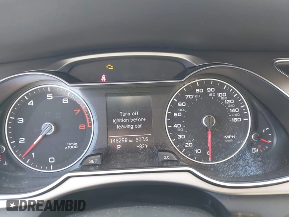 2014 Audi A4 Premium z VIN WAUAFAFL7EN040237, wystawiony jako IAAI lot #41980907 z przebiegiem 148 258 mil mil oraz . Historia ofert i sprzedaży dostępna na DreamBid. Obrazek 7.