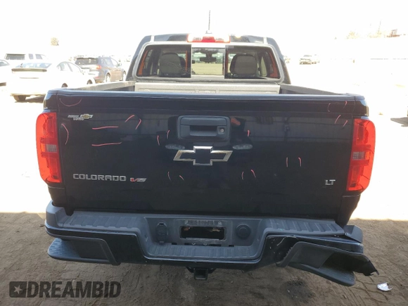 2020 Chevrolet Colorado 4WD LT with VIN 1GCGTCEN9L1251335, listed as a Copart auction lot 48539795 with 34,019 mi miles and Salvage Title. Bid and sale history available at carsss.com. Image 6.