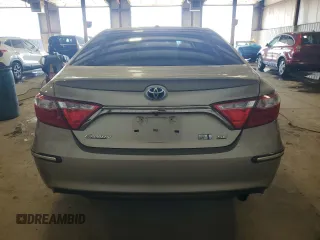 2015 Toyota Camry LE with VIN 4T1BD1FK9FU159561, listed as a Copart auction lot 54581565 with 34,254 mi miles and Salvage Title. Bid and sale history available at DreamBid. Image 6.