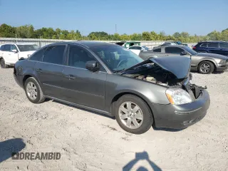 2005 Ford Five Hundred SEL with VIN 1FAFP24195G185917, listed as a Copart auction lot 68855444 with 0 mi miles and Salvage Title. Bid and sale history available at carsss.com. Image 4.