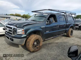 2006 Ford Super Duty F-250 XL with VIN 1FTSW21P56EA34672, listed as a Copart auction lot 52385255 with 218,632 mi miles and Salvage Title. Bid and sale history available at carsss.com. Image 1.