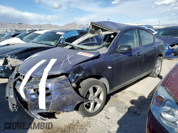 2004 Mazda 3 i with VIN JM1BK12F741158510, listed as a Copart auction lot 46554845 with Not Provided miles and Salvage Title. Bid and sale history available at DreamBid. Image 1.