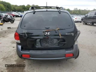 2005 Hyundai Santa Fe GLS with VIN KM8SC13D45U904384, listed as a Copart auction lot 72940944 with 176,282 mi miles and Salvage Title. Bid and sale history available at carsss.com. Image 6.
