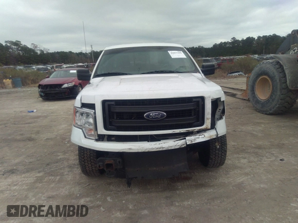 2014 Ford F-150 XL with VIN 1FTFX1EFXEKE16495, listed as a IAAI auction lot 41077199 with 206,212 mi miles. Bid and sale history available at carsss.com. Image 6.