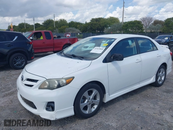 2013 Toyota Corolla L with VIN 5YFBU4EEXDP089483, listed as a IAAI auction lot 41923860 with 108,886 mi miles. Bid and sale history available at carsss.com. Image 17.