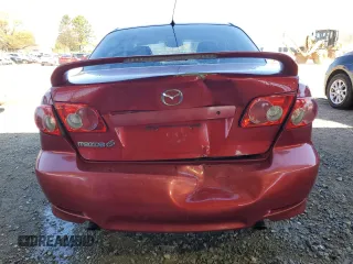 2004 Mazda Mazda6 s with VIN 1YVFP80D545N85345, listed as a Copart auction lot 50378455 with 244,193 mi miles and Salvage Title. Bid and sale history available at carsss.com. Image 6.