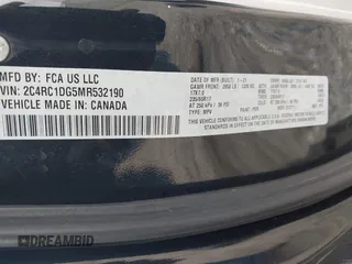 2021 Chrysler Voyager LXi with VIN 2C4RC1DG5MR532190, listed as a IAAI auction lot 42007631 with 101,280 mi miles and . Bid and sale history available at DreamBid. Image 9.