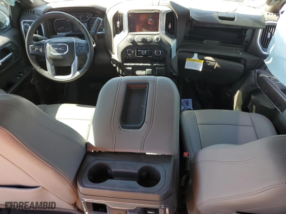 2022 GMC Sierra 1500 Limited SLT with VIN 3GTU9DED6NG124674, listed as a Copart auction lot 74126964 with 47,764 mi miles and Salvage Title. Bid and sale history available at carsss.com. Image 8.