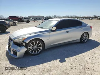 2014 Infiniti Q50 Hybrid Sport with VIN JN1AV7AP4EM690963, listed as a Copart auction lot 47596935 with 116,298 mi miles and Clean Title. Bid and sale history available at carsss.com. Image 1.
