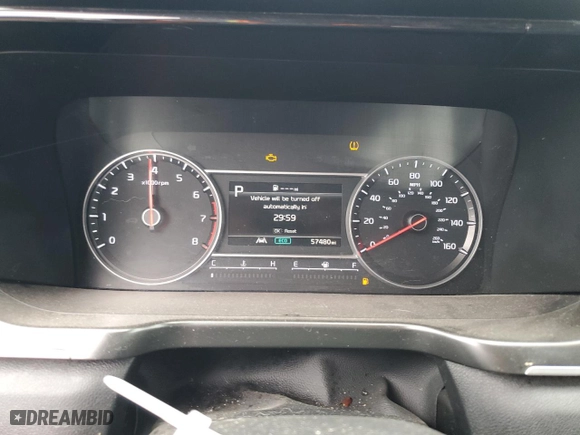 2021 Kia Sorento S with VIN 5XYRLDLC7MG030138, listed as a Copart auction lot 48244465 with 57,480 mi miles and Salvage Title. Bid and sale history available at carsss.com. Image 9.
