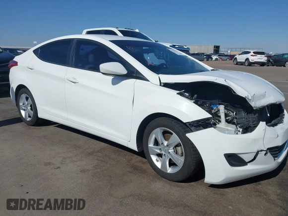 2013 Hyundai Elantra GLS with VIN 5NPDH4AE4DH248613, listed as a IAAI auction lot 41969664 with 120,173 mi miles and . Bid and sale history available at DreamBid. Image 1.