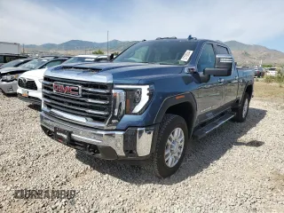 2024 GMC Sierra 2500HD SLT with VIN 1GT49NEY1RF335233, listed as a Copart auction lot 57768344 with 1,276 mi miles and Salvage title. Bid and sale history available at DreamBid. Image 1.