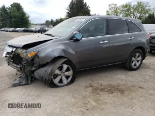2010 Acura MDX Technology with VIN 2HNYD2H68AH521373, listed as a Copart auction lot 54653965 with Not Provided miles and Salvage Title. Bid and sale history available at carsss.com. Image 1.