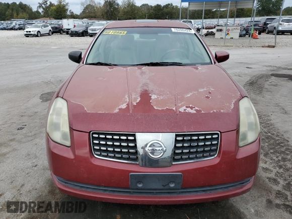 2005 Nissan Maxima 3.5 SL with VIN 1N4BA41E85C868945, listed as a Copart auction lot 78280424 with 112,204 mi miles and Clean Title. Bid and sale history available at carsss.com. Image 5.