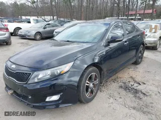 2014 Kia Optima LX with VIN 5XXGM4A74EG338058, listed as a IAAI auction lot 41723390 with 155,840 mi miles. Bid and sale history available at carsss.com. Image 2.