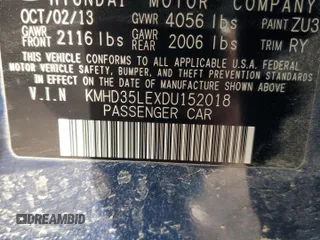 2013 Hyundai Elantra GT with VIN KMHD35LEXDU152018, listed as a Copart auction lot 79480844 with 123,201 mi miles and Salvage Title. Bid and sale history available at carsss.com. Image 12.