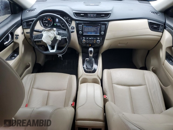 2017 Nissan Rogue SL with VIN JN8AT2MTXHW398715, listed as a Copart auction lot 42044975 with 134,262 mi miles and Salvage Title. Bid and sale history available at DreamBid. Image 8.