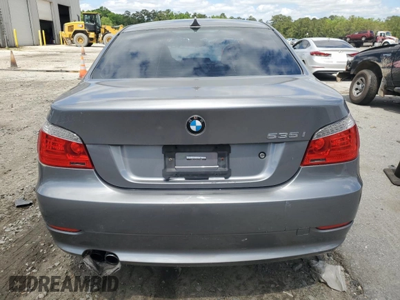 2008 BMW 5 Series 535i with VIN WBANW13598CZ78604, listed as a Copart auction lot 52450455 with 109,024 mi miles and Clean Title. Bid and sale history available at carsss.com. Image 6.