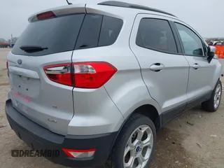 2022 Ford EcoSport SE with VIN MAJ6S3GL8NC469922, listed as a IAAI auction lot 41489102 with 18,910 mi miles. Bid and sale history available at carsss.com. Image 4.
