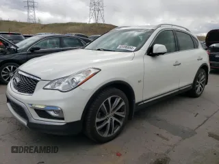 2016 Infiniti QX50 with VIN JN1BJ0RR5GM271245, listed as a Copart auction lot 52496854 with 128,679 mi miles and Salvage Title. Bid and sale history available at carsss.com. Image 1.