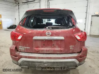2017 Nissan Pathfinder Platinum with VIN 5N1DR2MM5HC618839, listed as a Copart auction lot 47807365 with 63,260 mi miles and Salvage Title. Bid and sale history available at carsss.com. Image 6.