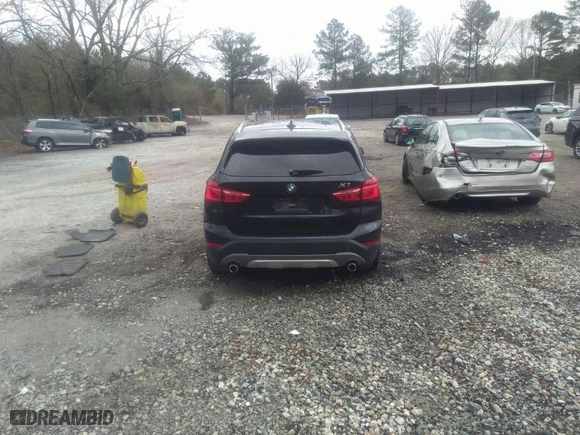 2018 BMW X1 sDrive28i with VIN WBXHU7C3XJ5H39991, listed as a IAAI auction lot 41726648 with NaN miles. Bid and sale history available at carsss.com. Image 16.