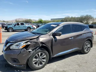 2017 Nissan Murano SL z VIN 5N1AZ2MH3HN125350, wystawiony jako Copart lot #53337105 z przebiegiem 43 209 mil mil oraz Szkoda całkowita • Salvage title. Historia ofert i sprzedaży dostępna na DreamBid. Obrazek 1.