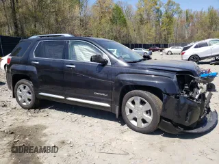 2015 GMC Terrain Denali with VIN 2GKFLZE3XF6318074, listed as a Copart auction lot 53502895 with 158,431 mi miles and Salvage title. Bid and sale history available at DreamBid. Image 4.