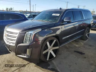 2016 Cadillac Escalade ESV Platinum z VIN 1GYS3KKJ9GR193251, wystawiony jako Copart lot #87390644 z przebiegiem 95 574 mil mil oraz Nie do naprawy • Non repairable. Historia ofert i sprzedaży dostępna na DreamBid. Obrazek 1.