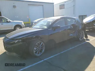 2019 Mazda Mazda3 Hatchback w/Preferred Pkg with VIN JM1BPAMM5K1137567, listed as a Copart auction lot 87976435 with 44,188 mi miles and Salvage Title. Bid and sale history available at carsss.com. Image 1.