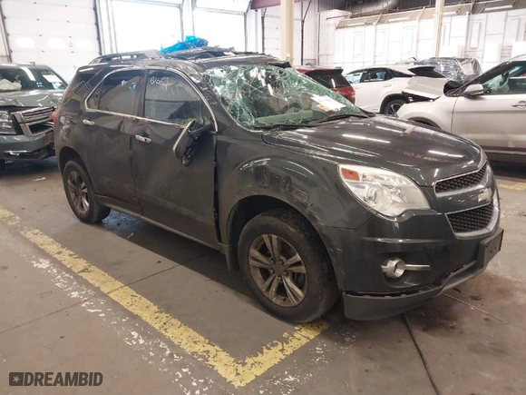 2012 Chevrolet Equinox LTZ with VIN 2GNALFEK5C1323954, listed as a IAAI auction lot 41637424 with 1 mi miles. Bid and sale history available at carsss.com. Image 1.