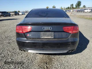 2013 Audi S8 with VIN WAUD2AFD7DN018965, listed as a Copart auction lot 73369774 with 0 mi miles and Salvage Title. Bid and sale history available at carsss.com. Image 6.