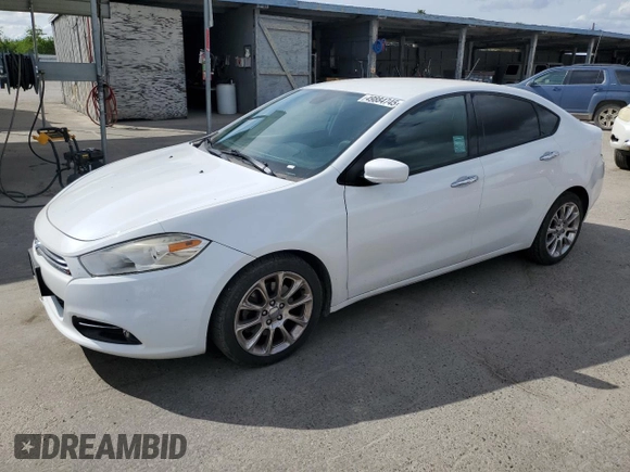 2016 Dodge Dart SXT Sport with VIN 1C3CDFFA2GD821001, listed as a Copart auction lot 49884745 with 163,527 mi miles and Salvage Title. Bid and sale history available at carsss.com. Image 1.