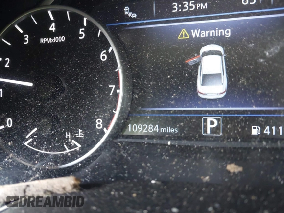 2018 Nissan Maxima S with VIN 1N4AA6AP7JC375048, listed as a IAAI auction lot 42001856 with 109,284 mi miles and . Bid and sale history available at DreamBid. Image 7.