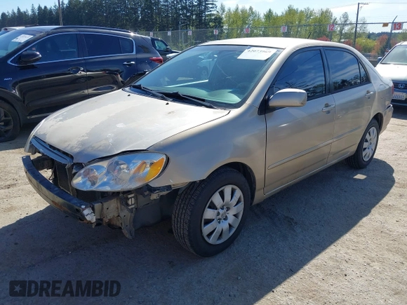 2004 Toyota Corolla CE with VIN 1NXBR32E24Z288154, listed as a IAAI auction lot 42073969 with 226,820 mi miles. Bid and sale history available at carsss.com. Image 2.