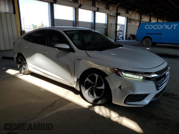 2022 Honda Insight EX with VIN 19XZE4F5XNE001402, listed as a Copart auction lot 52967585 with 95,579 mi miles and Salvage Title. Bid and sale history available at carsss.com. Image 4.